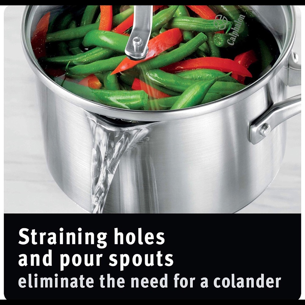 Calphalon Stainless Steel 10pc Cookware - Picture 4 of 7